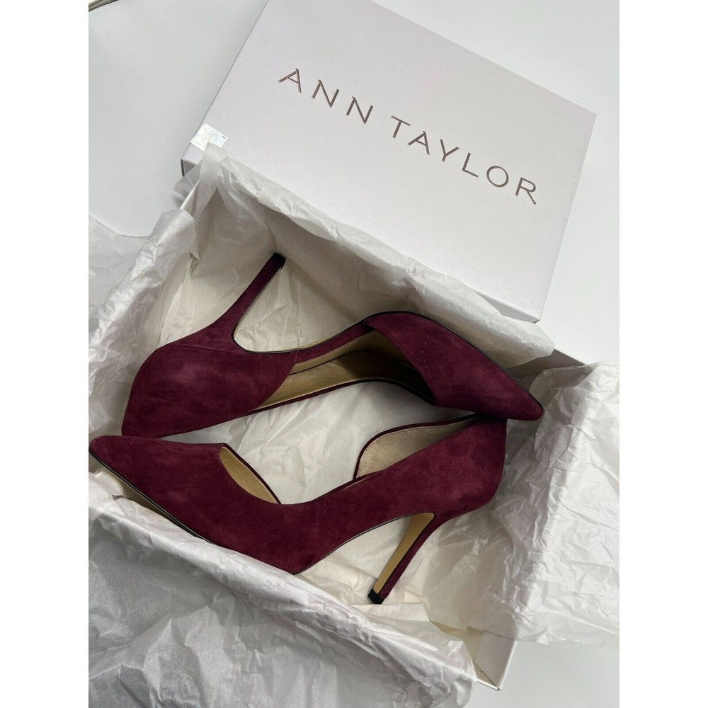 Brand New Ann Taylor Tessa Suede Dorsay Pump